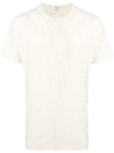 Ymc You Must Create Short-sleeve Fitted T-shirt In Neutrals