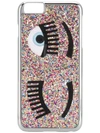 Chiara Ferragni Glitter Iphone 6 Phone Case - Silver