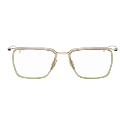 Dita Gold And Grey Schema-one Glasses In Gold/grey