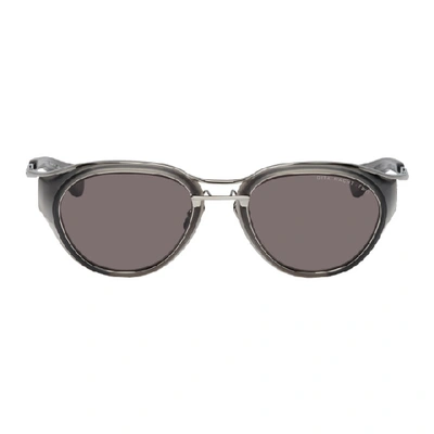 Dita Gunmetal And Grey Matte Nacht-two Sunglasses In Matcrysgrey