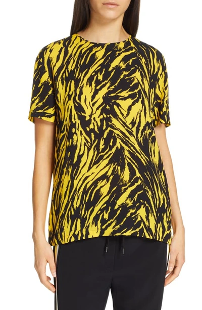 N°21 N?21 Zebra Print Top In Yellow/ Black