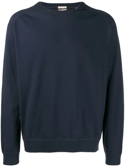 Massimo Alba Long Sleeve Jumper - Blue