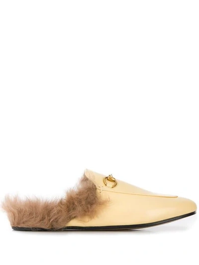 Gucci Horsebit Slippers In Zabaione