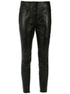 Andrea Bogosian Leather Trousers - Black