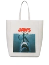 Calvin Klein 205w39nyc Jaws Print Tote Bag In White