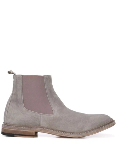 Officine Creative Durham Ankle Boots In Grey