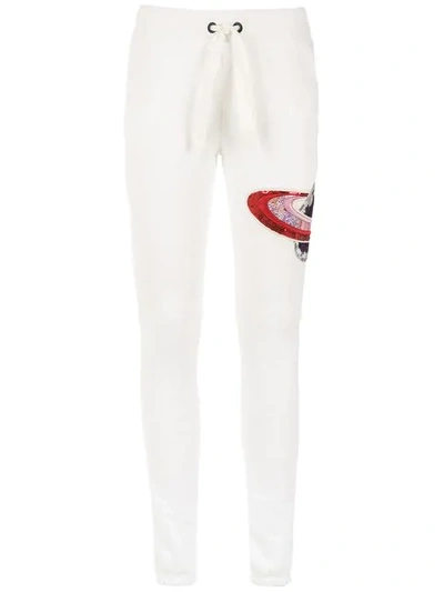 Andrea Bogosian Embroidered Sweatpants - White