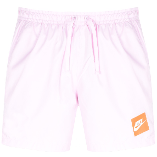 nike flow logo swim shorts
