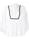 Rochas Macrame Blouse - White