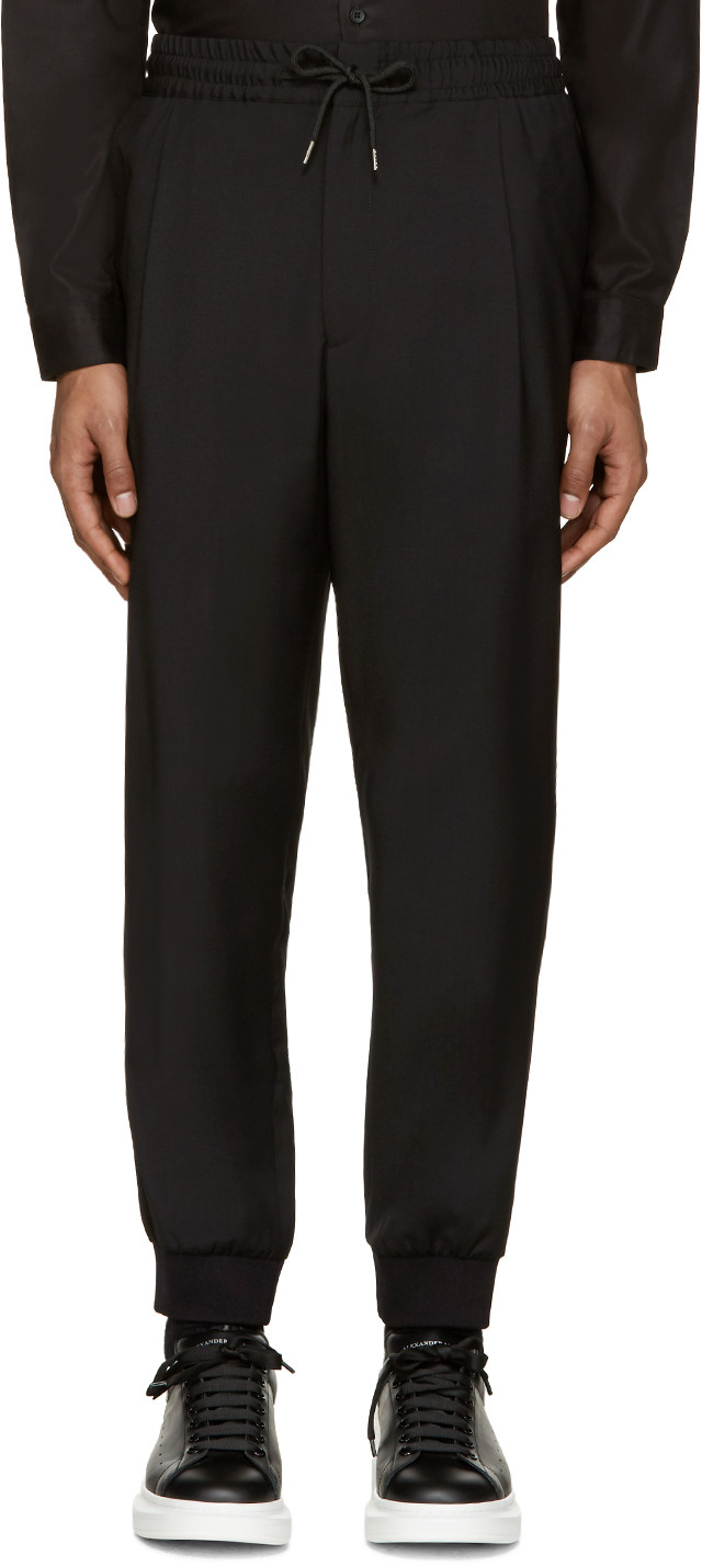 Mcq By Alexander Mcqueen Black Tailored Lounge Pants | ModeSens