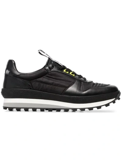 Givenchy Black Tr3 Runner Leather Sneakers