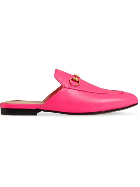 light pink gucci mules
