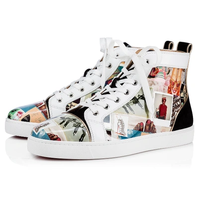 Christian Louboutin Louis Orlato High Top Sneaker In Version Multi