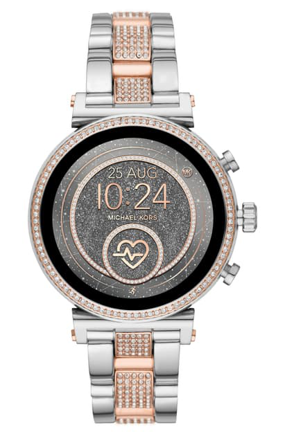 sofie pave two tone smartwatch