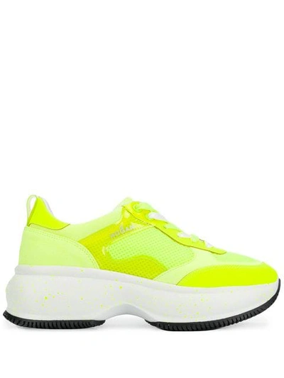 Hogan Plateau-sneakers - Grün In Green