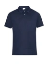 Sunspel Cotton-jersey Polo Shirt In Navy