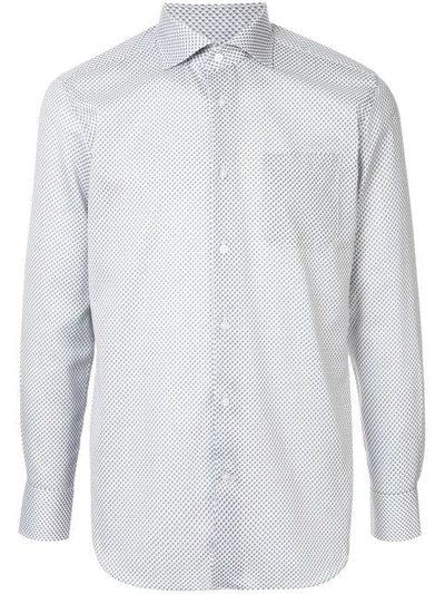 D'urban Geometric Pattern Shirt In Grey