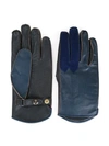 Addict Clothes Japan Bicolour Gloves In Blue