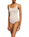 Tc Shapewear Tc Fines Intimates No-side Show Bodysuit In Rose Bisque