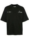 Miharayasuhiro Embroidered T-shirt In Black