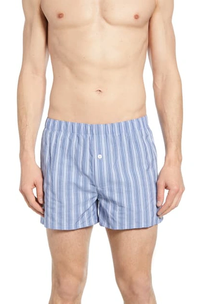 Hanro Fancy Striped Boxers In Summer Stripe