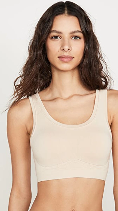 Yummie Scoop Neck Bralette In Frappe