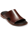 Cole Haan Men's Goldwyn 2.0 Cross Band Sandals Men's Shoes In Chestnut
