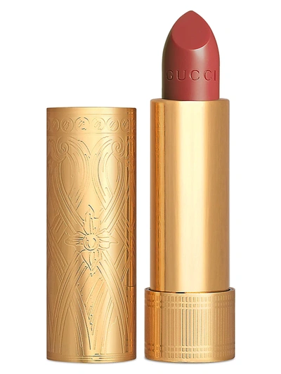 Gucci 201 The Painted Veil，rouge À Lèvres Satin唇膏 In Rosenholz