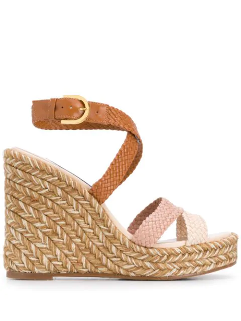 stuart weitzman espadrille wedges