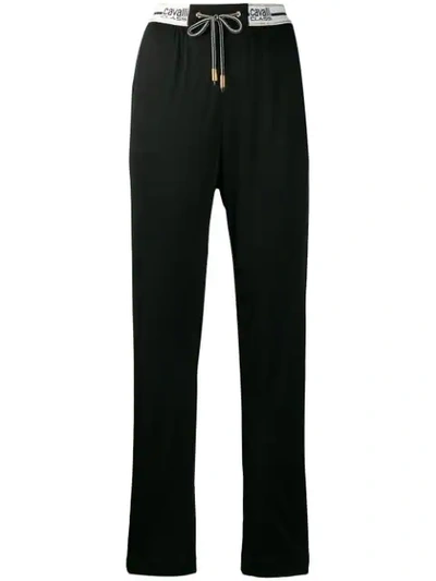 Cavalli Class Logo Sweatpants In Black