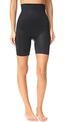 Spanx Women's Power Conceal-her High-waisted Mid-thigh Short 10132r In Very Black