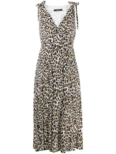 Andamane Leopard Print Dress In Neutrals