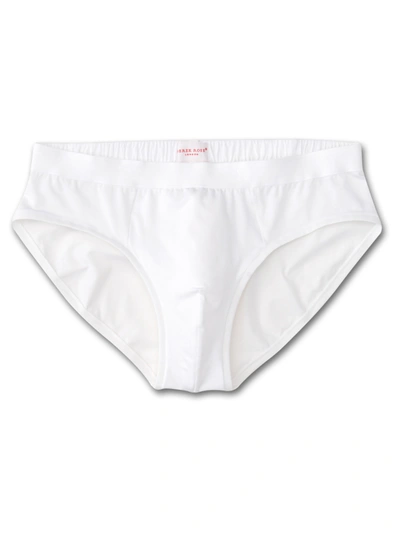 Derek Rose Men's Briefs Jack Pima Cotton Stretch White