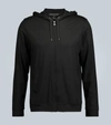 Derek Rose Men's Basel 1 Jersey Zip-front Hoodie In Black