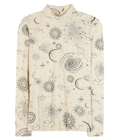 Ganni Linfield Printed Shirt In Liscotti Galaxy | ModeSens