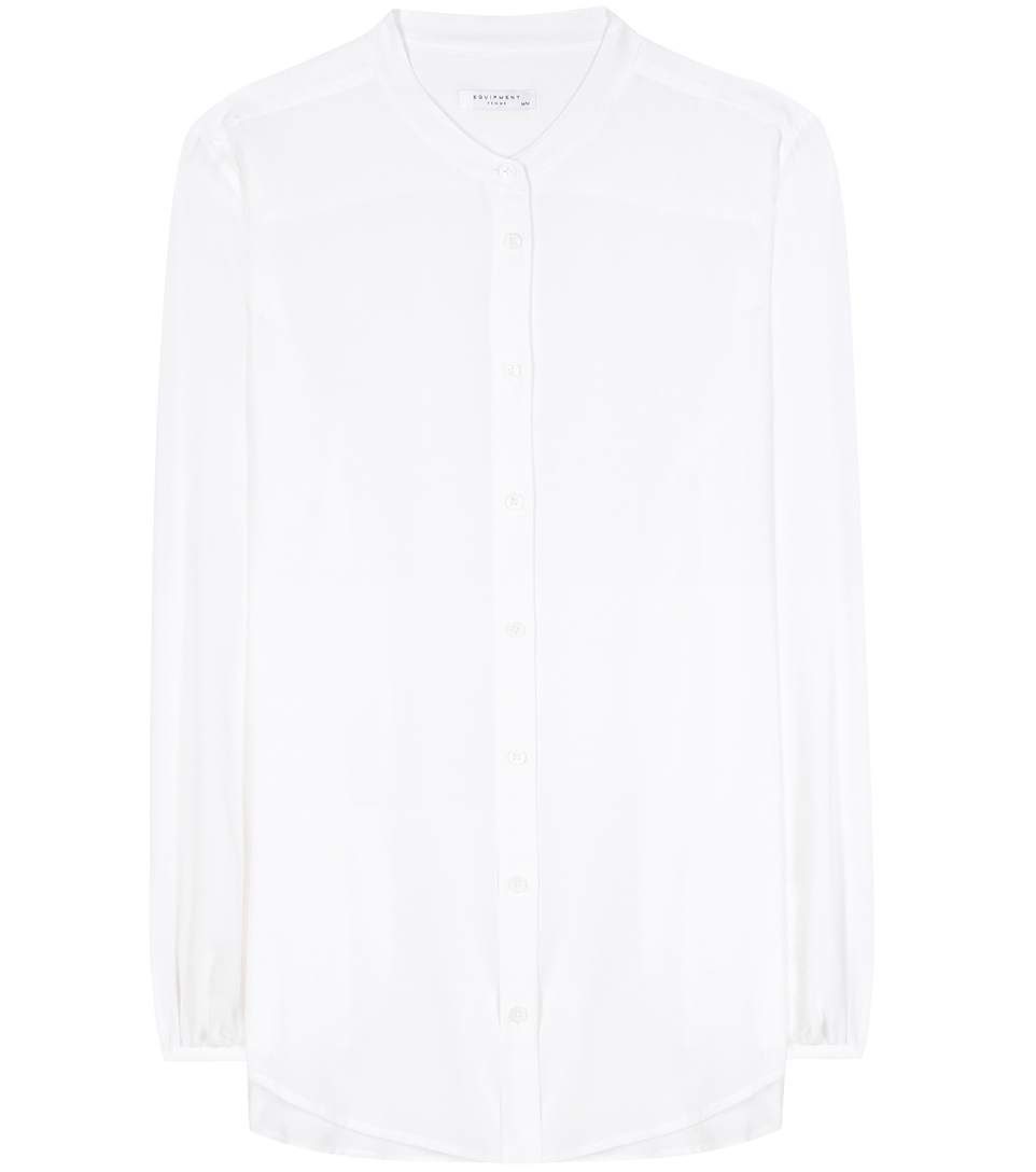 Equipment Giana Silk Shirt In Lright White | ModeSens