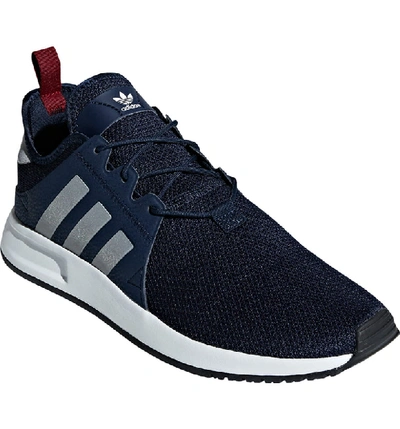 Adidas Originals X Plr Sneaker In Navy/ Siver/ Burgundy
