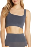 Yummie Tanya Scoop Wireless Bra In Ombre Blue