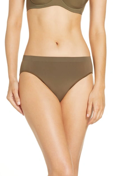 Hanro 'touch Feeling' High Cut Briefs In Reed Green 1719