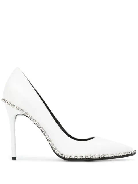 alexander wang white heels