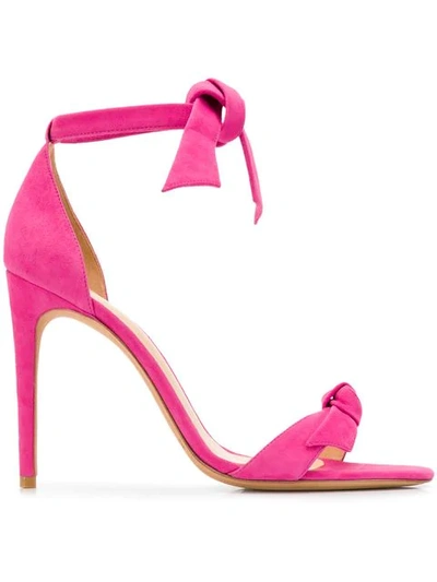 Alexandre Birman Tie Fastening Sandals In Pink