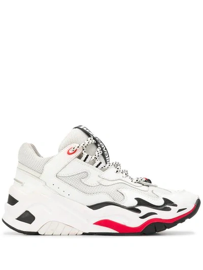 Just Cavalli P1thon Sneakers In White