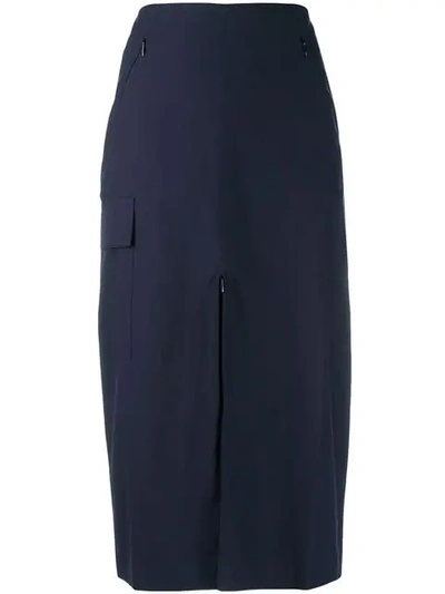 Aalto Classic Pencil Skirt - Blue