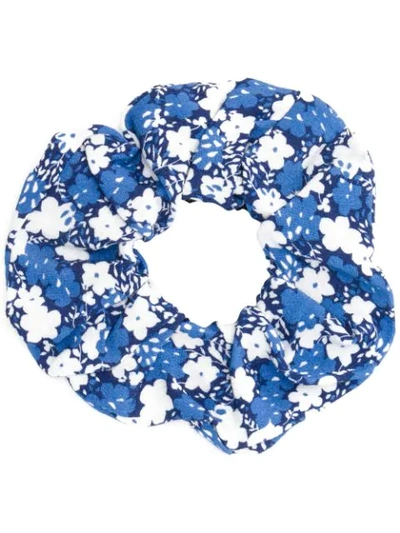 Andamane Haargummi Mit Print - Blau In Blue