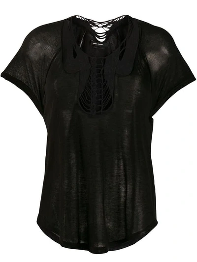 Isabel Marant String Detail Top In Black