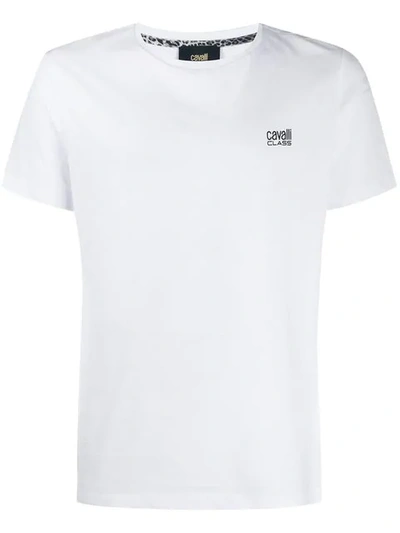 Cavalli Class Graphic T-shirt In White