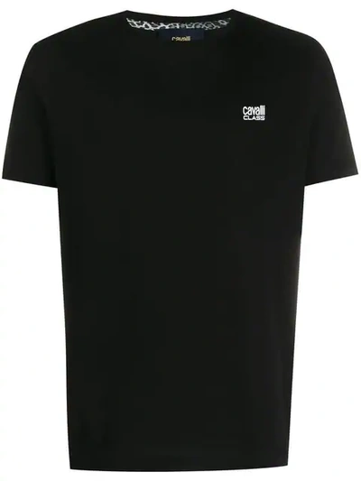 Cavalli Class Graphic T-shirt In Black