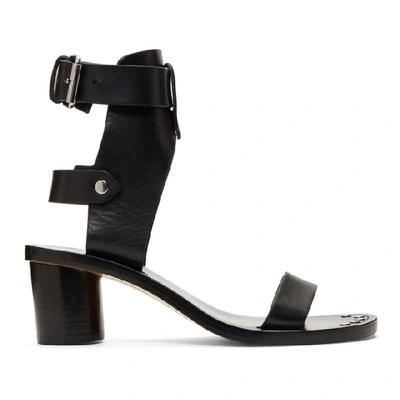 Isabel Marant Jaeryn Studded Leather Sandals In 01bk Black