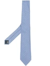 Lanvin Jacquard Tie - Blue