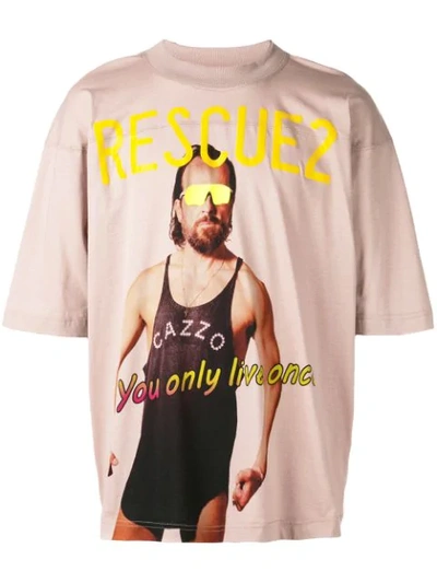 Vivienne Westwood 'rescue' T-shirt In Pink